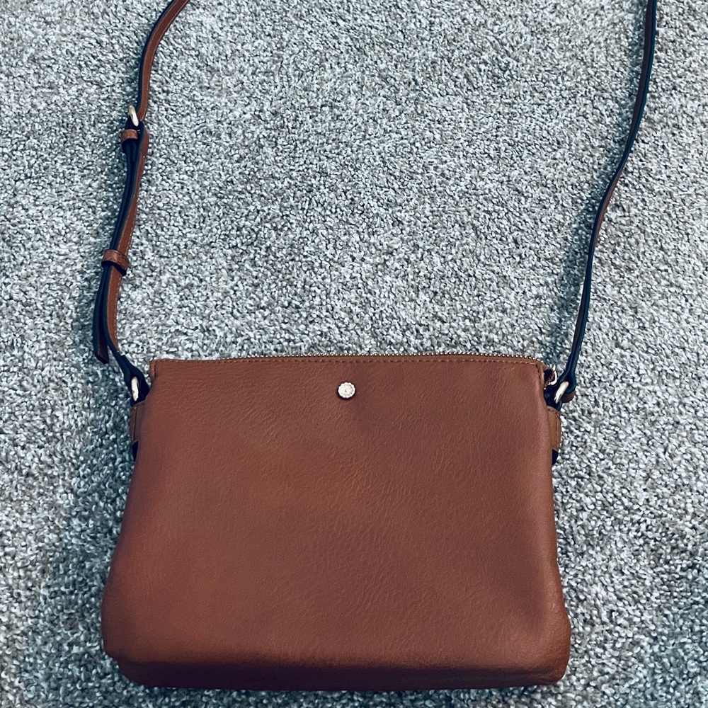 LC Lauren Conrad Brown Crossbody Bag with Adjustable Strap